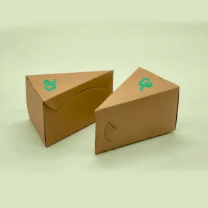 cake slice packaging box