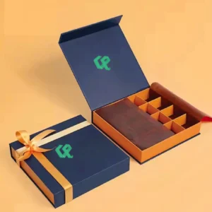 chocolate box with dividers
