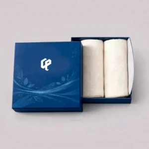 custom bath towel packaging