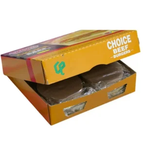 custom frozen burger boxes