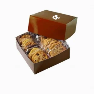 festive cookie boxes