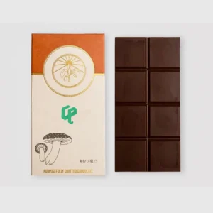 mushroom chocolate bar packaging