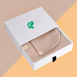 white apparel boxes