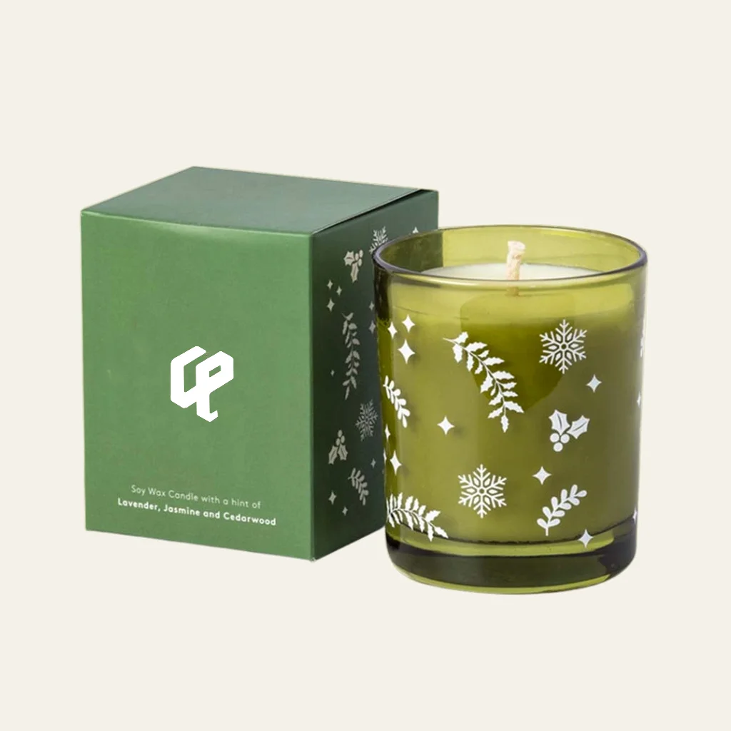custom christmas candle box