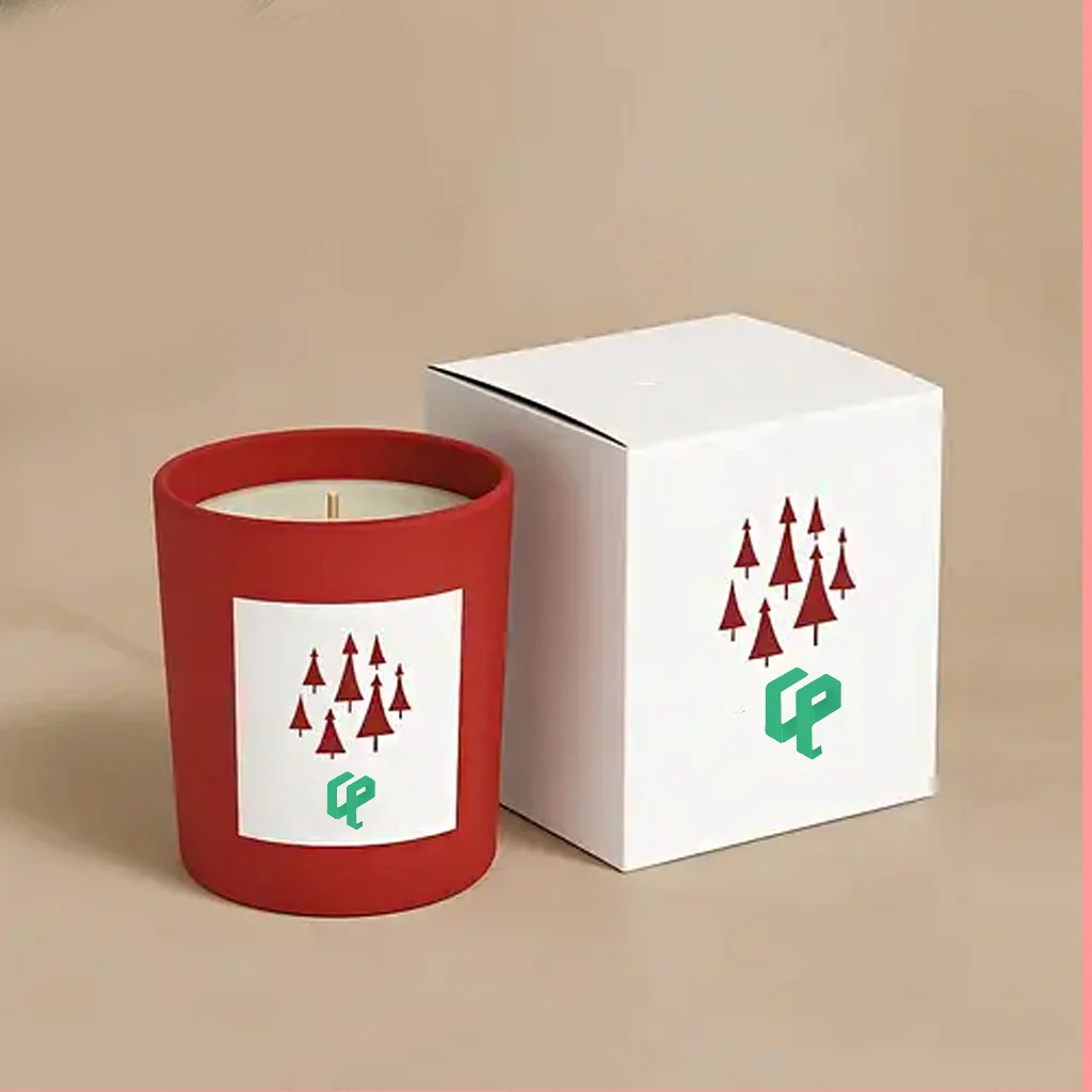 custom printed christmas candle boxes